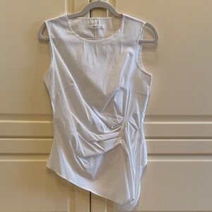 Bailey 44 Asymmetrical White Blouse